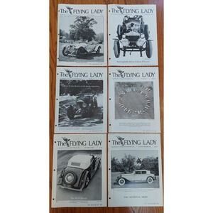 1982 The Flying Lady Magazine Lot x6 Rolls-Royce Owner's Club Jan–Dec Complete